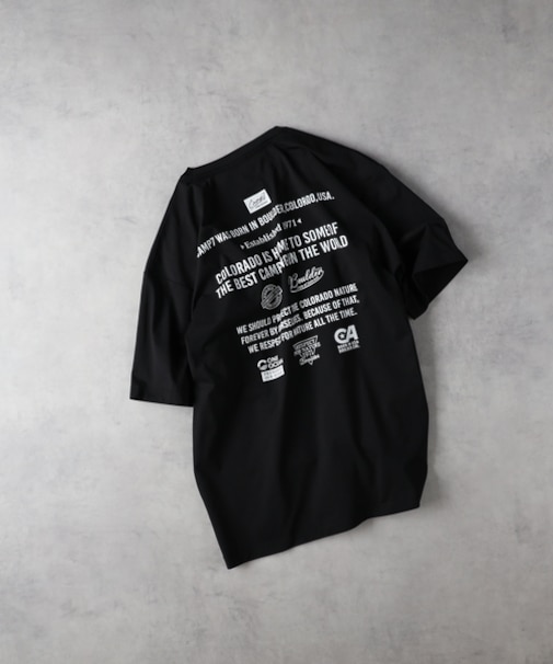 キャンプ7 【ONE　OCEAN】バックロゴプリントTシャツ
