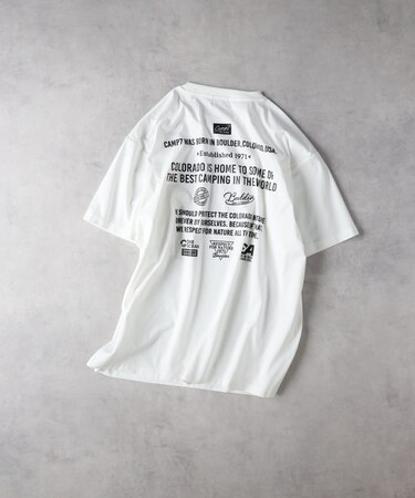 キャンプ7 【ONE　OCEAN】バックロゴプリントTシャツ
