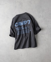 キャンプ7 バックプリントＴシャツ