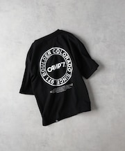 キャンプ7 サークルロゴプリントＴシャツ