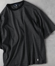 バックナンバー 裾ロゴ刺繍ボーダーＴシャツ