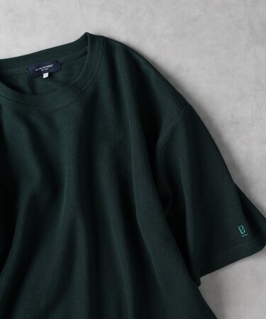 バックナンバー 袖ロゴ刺繍ワッフル半袖Ｔシャツ