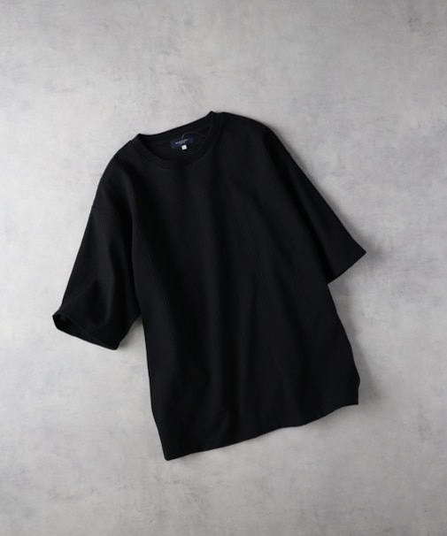 バックナンバー ワッフルクルーネック半袖Ｔシャツ