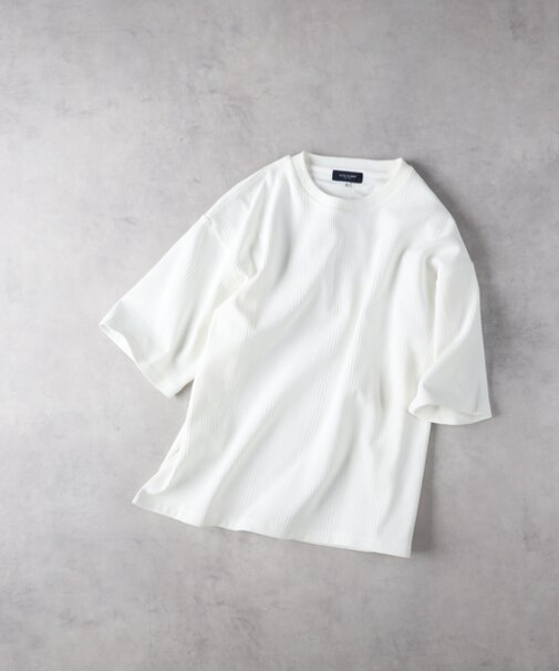 バックナンバー ワッフルクルーネック半袖Ｔシャツ