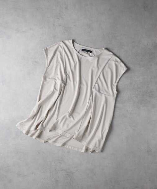 ハニーサックルローズ 接触冷感タックフレアＴシャツ