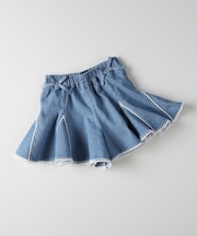 エムピーエス レース切り替えキュロットパンツ
