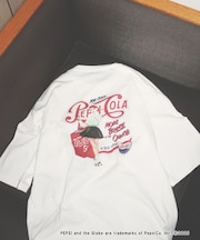 【PEPSI】グラフィックプリントＴシャツ