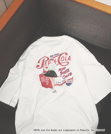 【PEPSI】グラフィックプリントＴシャツ