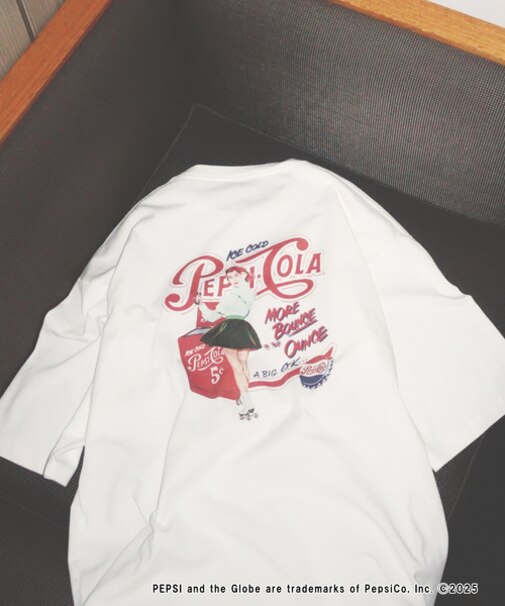 【PEPSI】グラフィックプリントＴシャツ