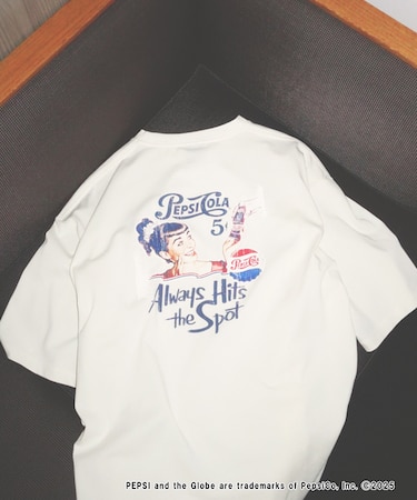 【PEPSI】グラフィックプリントＴシャツ