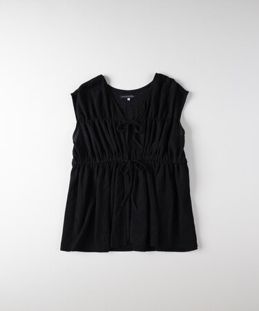 ハニーサックルローズ 楊柳カットジレ