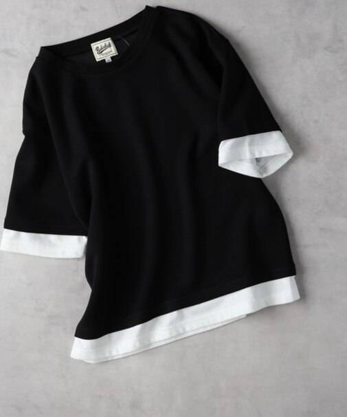 リファービッシュ 接触冷感フェイクレイヤードＴシャツ