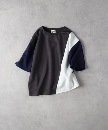 リファービッシュ 接触冷感切替配色Tシャツ