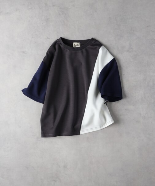 リファービッシュ 接触冷感切替配色Tシャツ