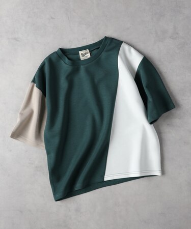 リファービッシュ 接触冷感切替配色Ｔシャツ
