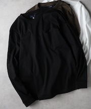 バックナンバー シルケット加工胸ポケットロングスリーブＴシャツ