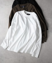 バックナンバー シルケット加工胸ポケットロングスリーブＴシャツ