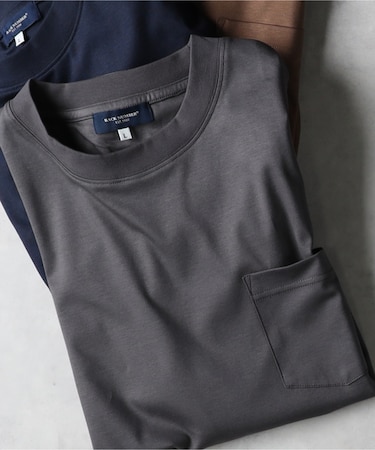バックナンバー シルケット加工胸ポケットロングスリーブＴシャツ