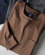 バックナンバー シルケット加工胸ポケットロングスリーブＴシャツ