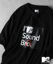 サウンドロゴプリントＴシャツ
