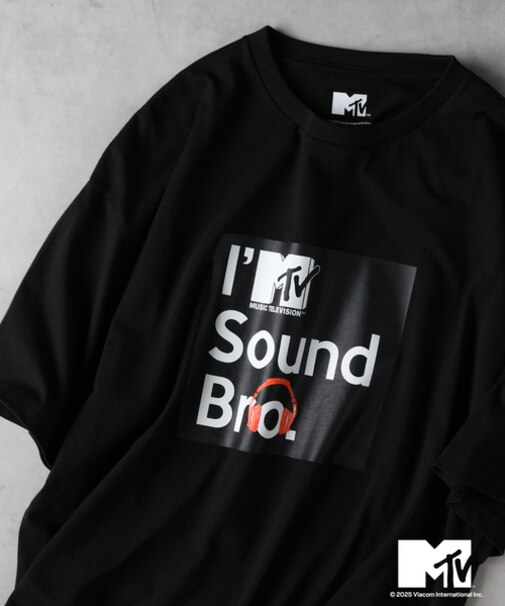 サウンドロゴプリントＴシャツ