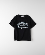 ヴィヴィアンブルー フラワーカレッジ半袖Ｔシャツ