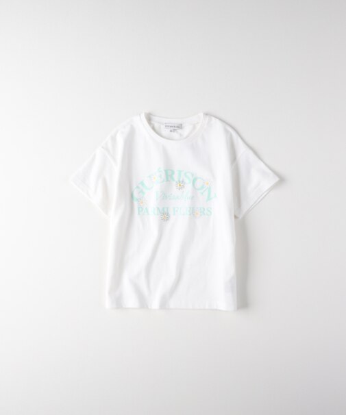 ヴィヴィアンブルー フラワーカレッジ半袖Ｔシャツ