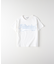 ヴィヴィアンブルー サテンアップリケ刺繍半袖Ｔシャツ
