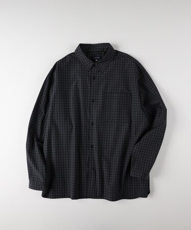 バックナンバー ブロードチェックロングスリーブシャツ
