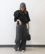 ハニーサックルローズ 接触冷感アシメフリルＴシャツ