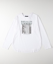 ハニーサックルローズ ラウンドヘムロングスリーブＴシャツ