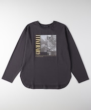 ハニーサックルローズ ラウンドヘムロングスリーブＴシャツ