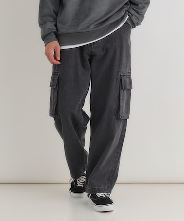 バックナンバー ウエストイージーデニムカーゴパンツ