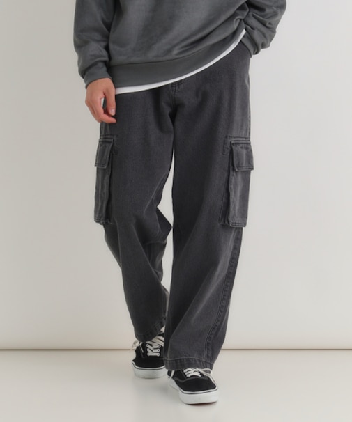 バックナンバー ウエストイージーデニムカーゴパンツ