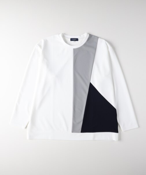 バックナンバー 梨地切替ロングスリーブＴシャツ