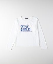 ハニーサックルローズ ロゴプリントロングスリーブＴシャツ