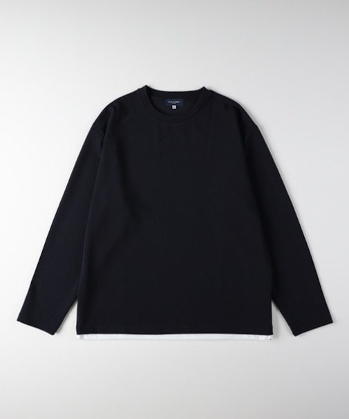 バックナンバー フクレジャガードフェイクレイヤードロングスリーブＴシャツ