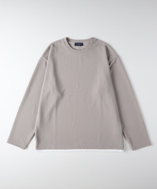 バックナンバー フクレジャガードフェイクレイヤードロングスリーブＴシャツ