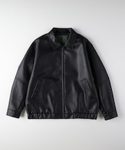 バックナンバー PUレザージップブルゾン