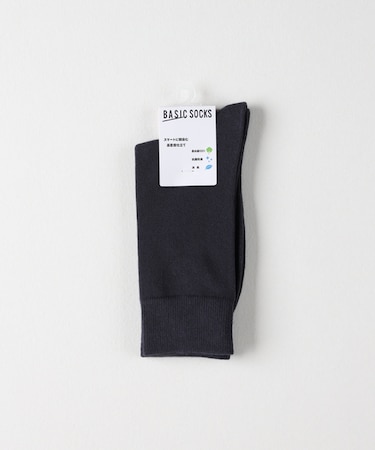 ベーシックソックス ムジクルーソックス
