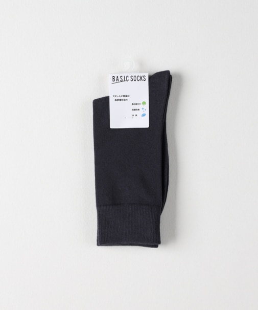 ベーシックソックス ムジクルーソックス