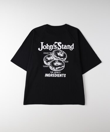 ラグランスリーブフードプリントＴシャツ