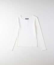 ハニーサックルローズ リブメローロングスリーブＴシャツ