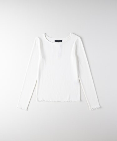 ハニーサックルローズ リブメローロングスリーブＴシャツ