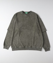 リファービッシュ スノーウォッシュフェイクレイヤードロングスリーブＴシャツ