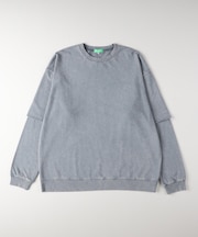 リファービッシュ スノーウォッシュフェイクレイヤードロングスリーブＴシャツ