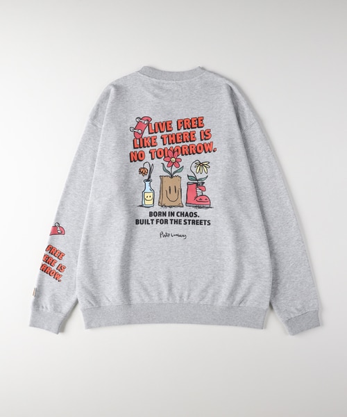 プリントスウェットプルオーバー｜ライトオンの通販｜&mall（アンド