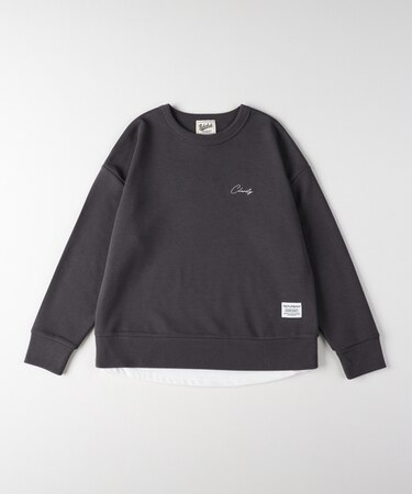 リファービッシュ フェイクレイヤードスウェットプルオーバー