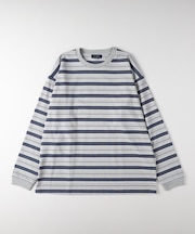 バックナンバー カラーボーダーロングスリーブＴシャツ