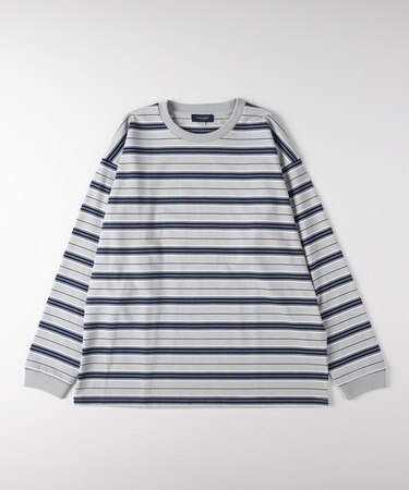 バックナンバー カラーボーダーロングスリーブＴシャツ